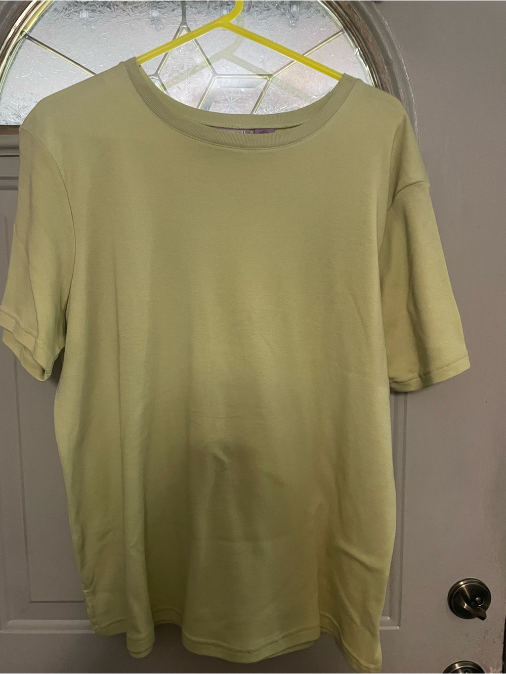 Premier Short Sleeve Crew Neck T-Shirt plus size- Light Olive Green